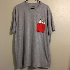 LIKE NEW Men’s SNOOPY Heathered Gray XXL Tshirt!